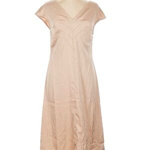 MOTF Blush V-Neck Midi Dress